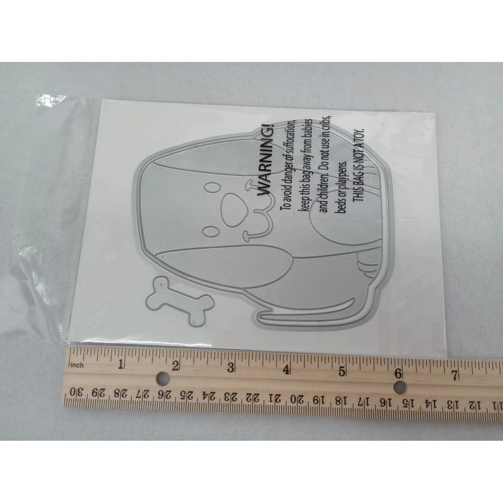 The Stamps of Life Puppy A2 Fold-it Card Die Set
